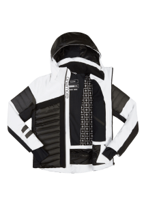 Onemore Mont 131 - insulated Ski Jacket Black/White/Black