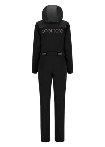 Onemore Tulum 161 - insulated One Piece Ski Suit Black/Black/Champagne