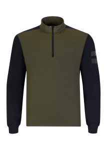 Onemore 671 - Microfleece T-Neck Half Zip Printed