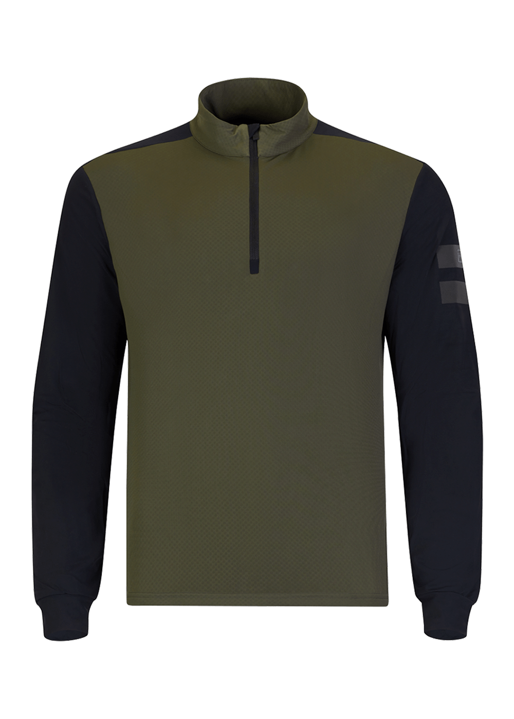 Onemore 671 - Microfleece T-Neck Half Zip Printed