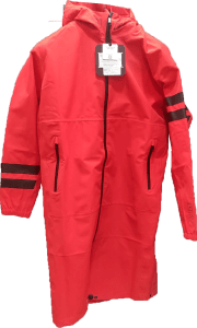 Onemore Yağmurluk 301 - Rain Jacket Junior Red/Black/Black Toray