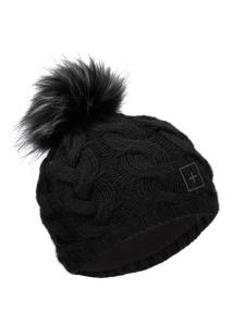 Onemore Bere 501 - Beanie With Eco-Fur Black/Back/Black