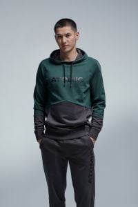 Atomic Sweatshirt Rs Hoodie-Dark Green-Anthracite