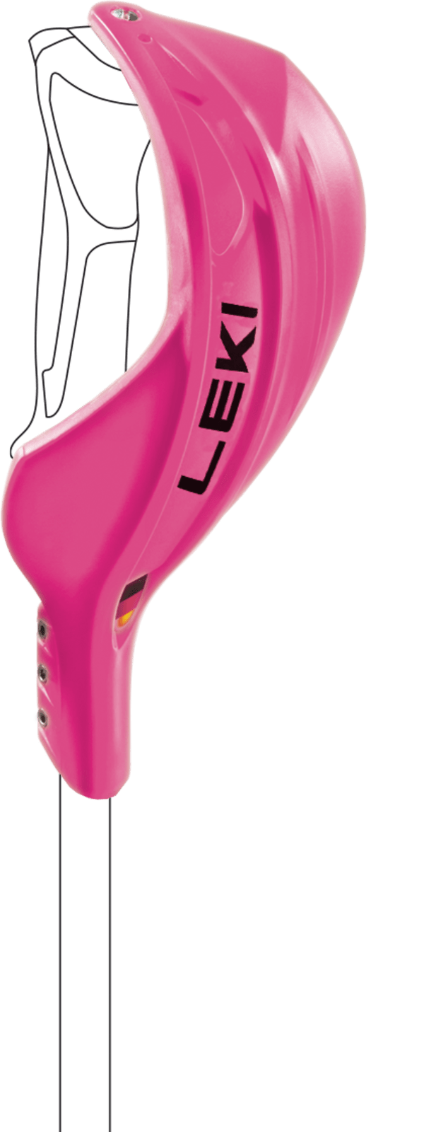 Leki Baton Koruma Gate Guard Closed Worldcup